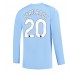Günstige Manchester City Bernardo Silva #20 Heim Fussballtrikot 2023-24 Langarm